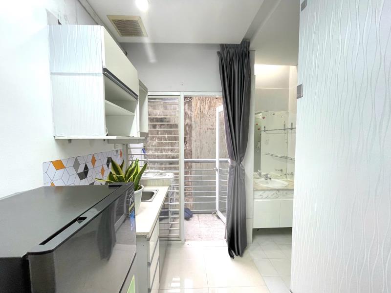 🏙️ Cho thuê căn hộ ban công thoáng mát, máy giặt riêng, full nội thất  võ trường toản bình thạnh | gần chợ bà chiểu, hàng xanh & đại học hutech,gtvt - Ảnh 3