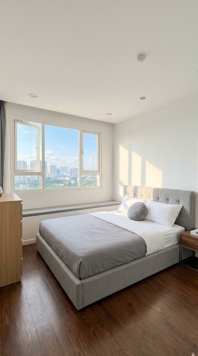 58m2 view sài gòn - giá 2.8 tỷ - 2pn1wc the park residence - Ảnh 2