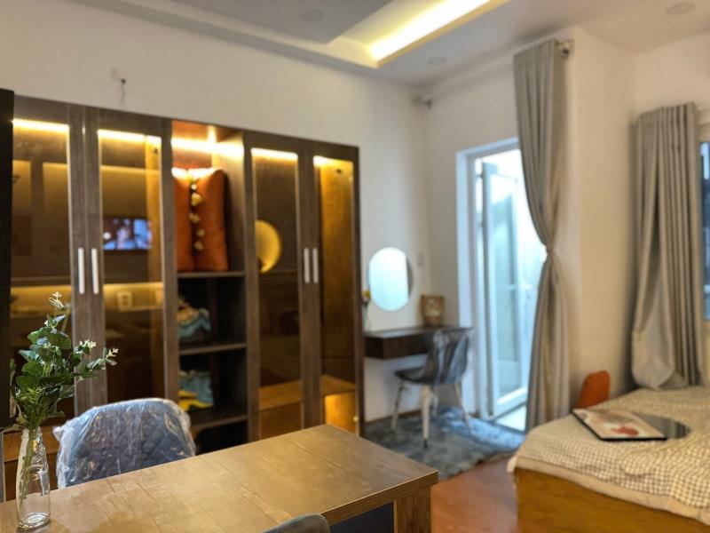 1 phòng ngủ ban công style homestay cuốn hút giới trẻ - ngay hutech ung văn khiêm - view sông  - Ảnh 3
