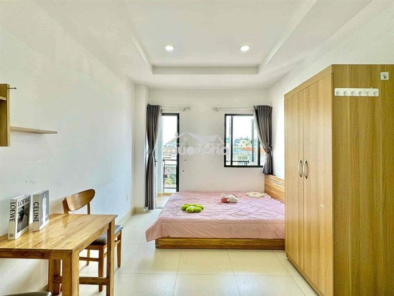 Cho thuê căn studio ban công thoáng full nt ở tô hiến thành quận 10