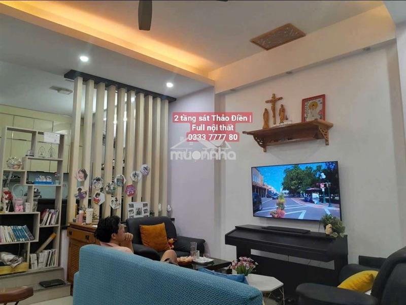Nhà 3 tầng nguyễn thị định gần thảo điền, full nội thất - sân thượng