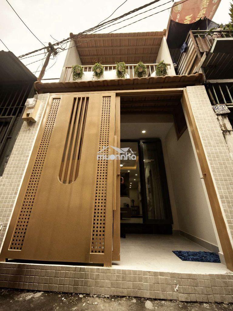 Đinh bộ lĩnh, 37m2, hẻm vf3 tới cửa thông tứ phía, hoàn công đủ