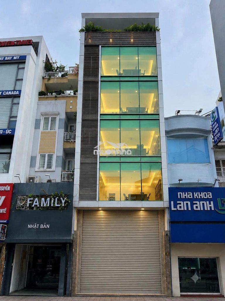 Cho thuê nhà mặt tiền huỳnh văn bánh phú nhuận 3 tầng thang máy 25t