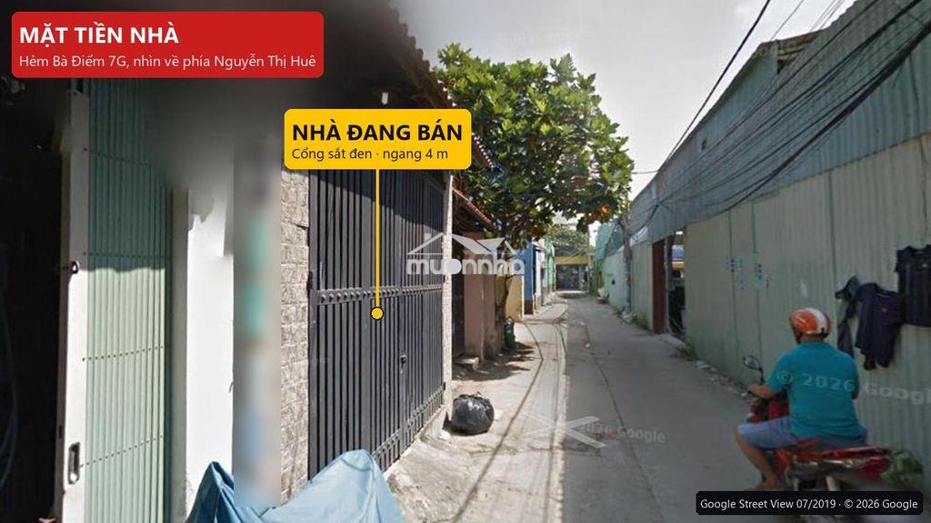 Bán nhà hẻm xe tải bà điểm 91,5m² đất ở, sổ riêng, gần bến xe an sương - Ảnh 2