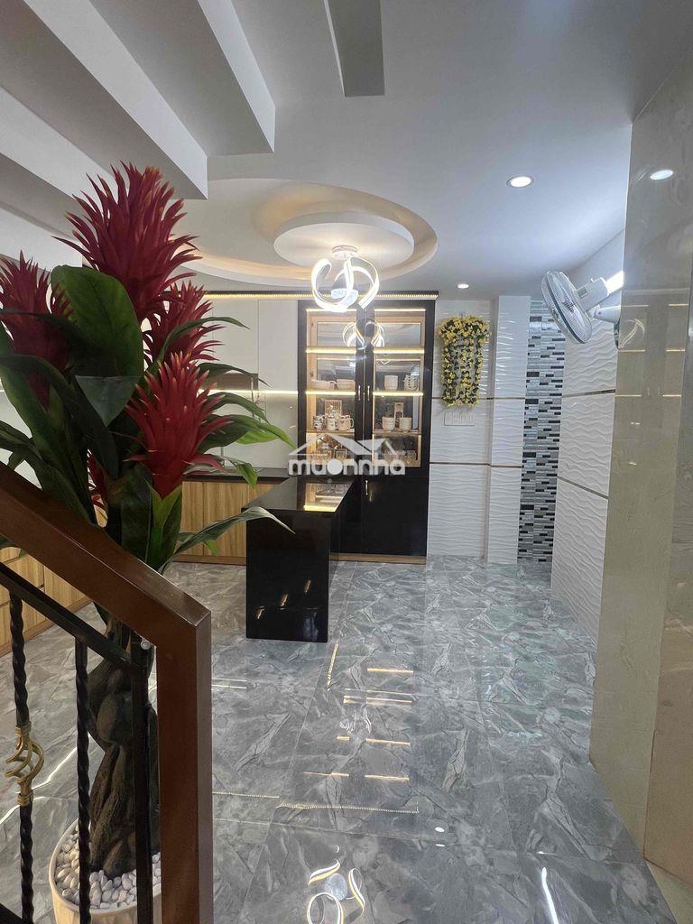 Cho thuê nhà nguyên căn 5 tầng hẻm phan huy ích - Ảnh 3