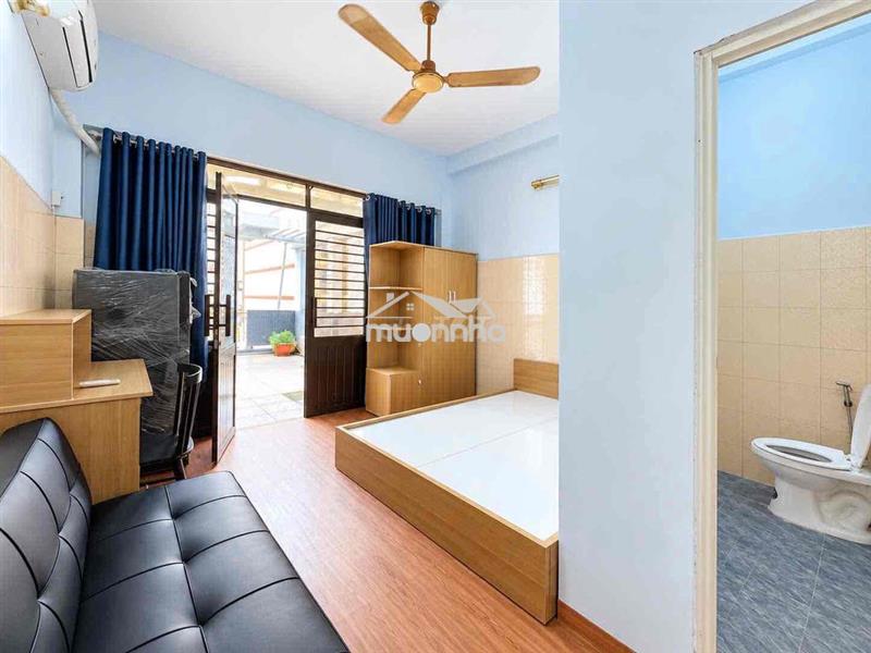 Cho thuê phòng stuido bancol tách bếp 1pn gần đh văn hiến - tân bình