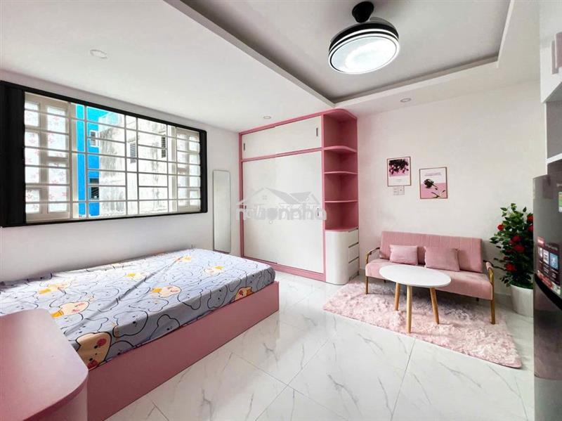 Phòng studio giặt riêng, thoáng mát tại cmt8, viettel tower chủ quận 3