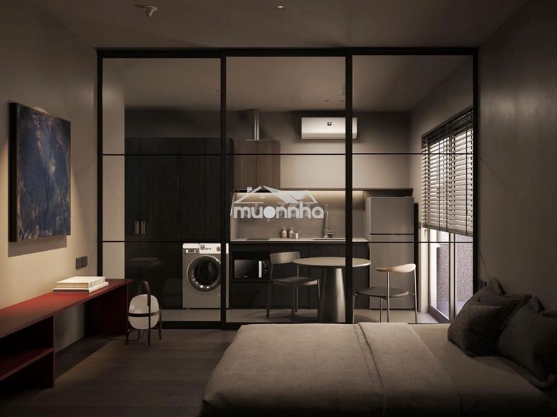 Căn hộ studio - vách kính hiện đại - full nội thất - trung sơn gần q1,