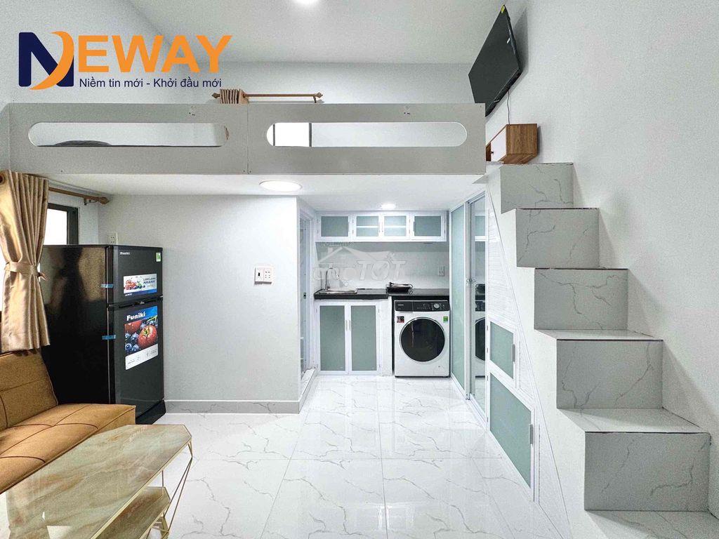 Căn hộ duplex mới xây máy giặt riêng an ninh ngay hoàng hoa thám - Ảnh 2