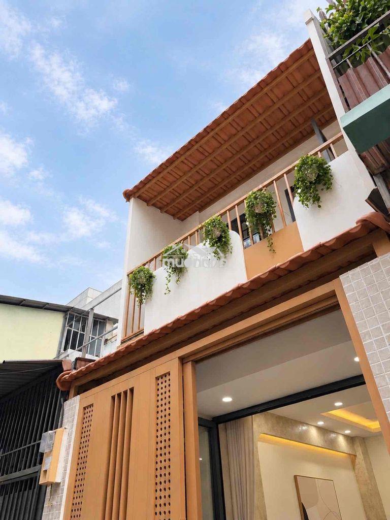 2 tầng btct,38m2,2pn,hẻm thông oto,shr,tặng full nt