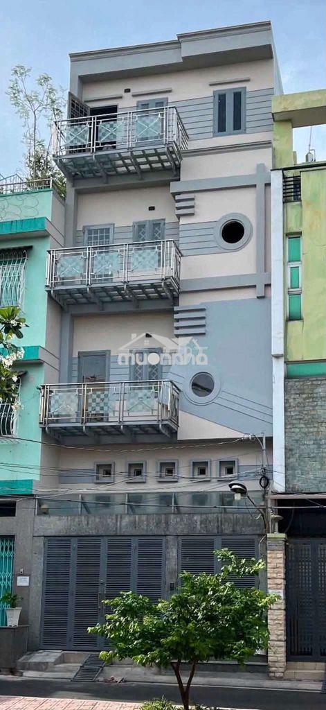 Cho thuê nhà âu cơ -lê đại hành - 21 triệu - 4pn - hẻm xh - 4,5 tầng