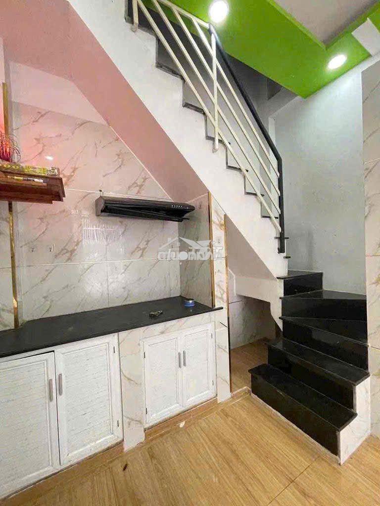 Nhà nc lê đức thọ 4x6m 1 trệt 2 lầu 2 phòng ngủ 2 máy lạnh - Ảnh 3
