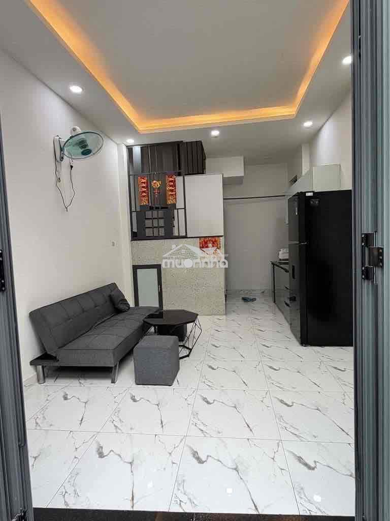 Nhà mới đủ nội thất - hẻm 761 hưng phú quận 8 - 28 m² 4 tầng 2 pn - tl - Ảnh 2