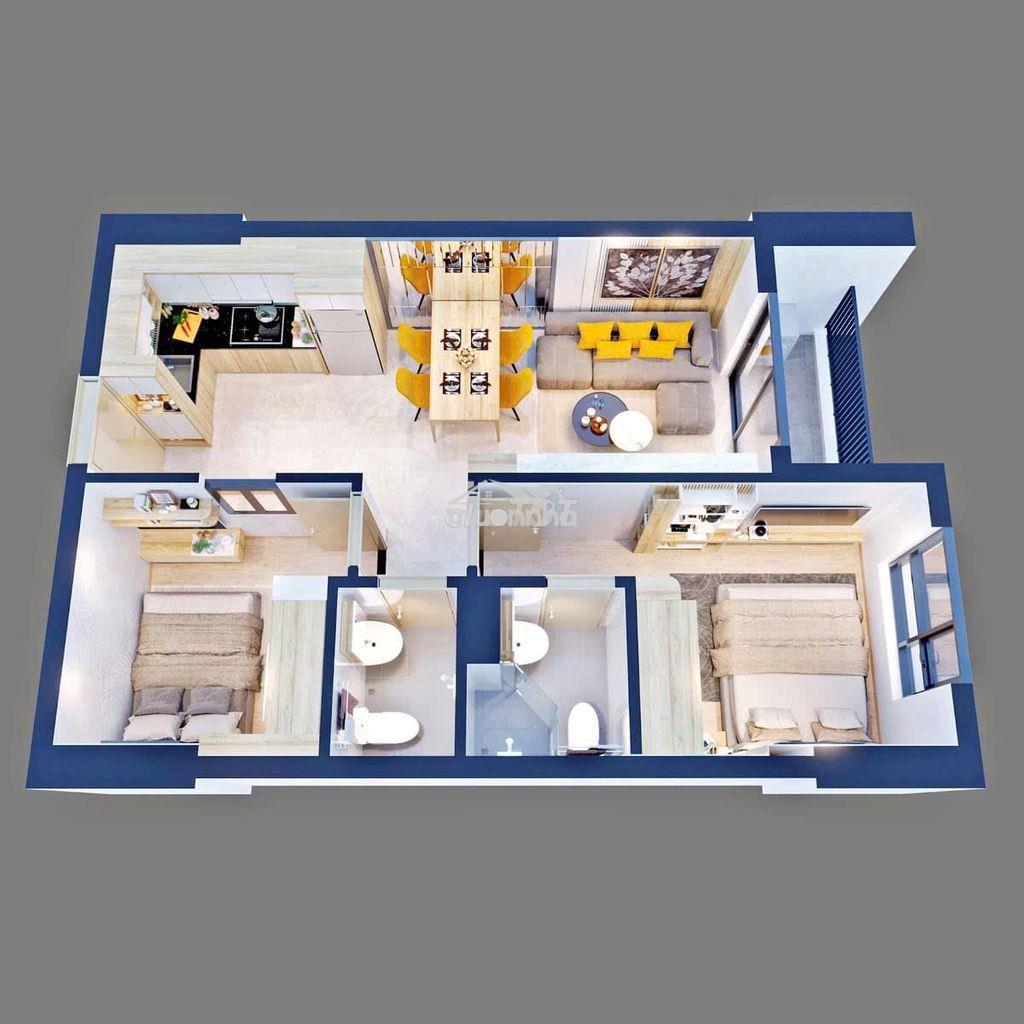 Chính chủ bán căn hộ 2pn-2wc (2,55 tỷ - 54m2) gần bệnh viện tp thủ đức - Ảnh 3