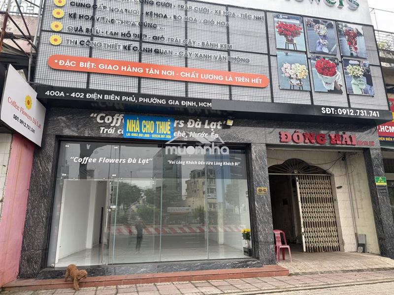 Nhà cho thuê 400a-402 điện biên phủ, p. gia định