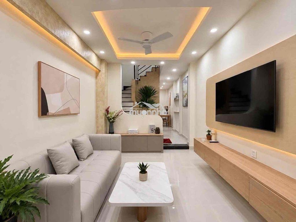 2 tầng btct,38m2,2pn,hẻm thông oto,shr,tặng full nt - Ảnh 2