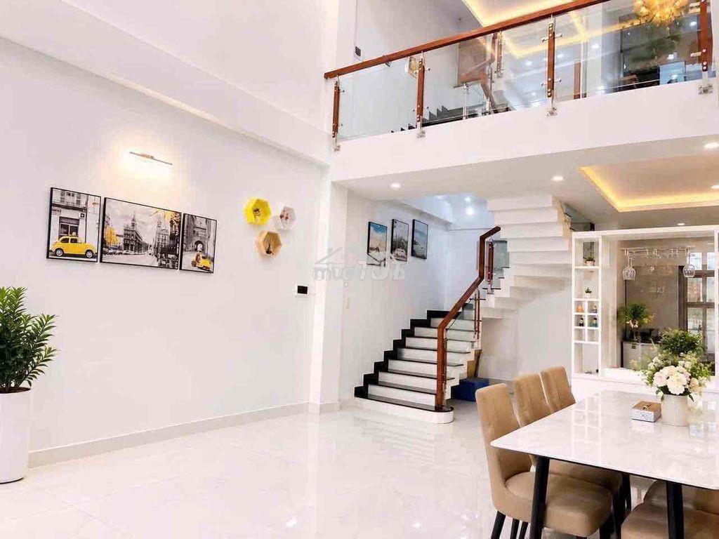 Cho thuê nhà thanh xuân 22 thới an q12 3lầu 4pn 5wc hxh 12tr full nt - Ảnh 2