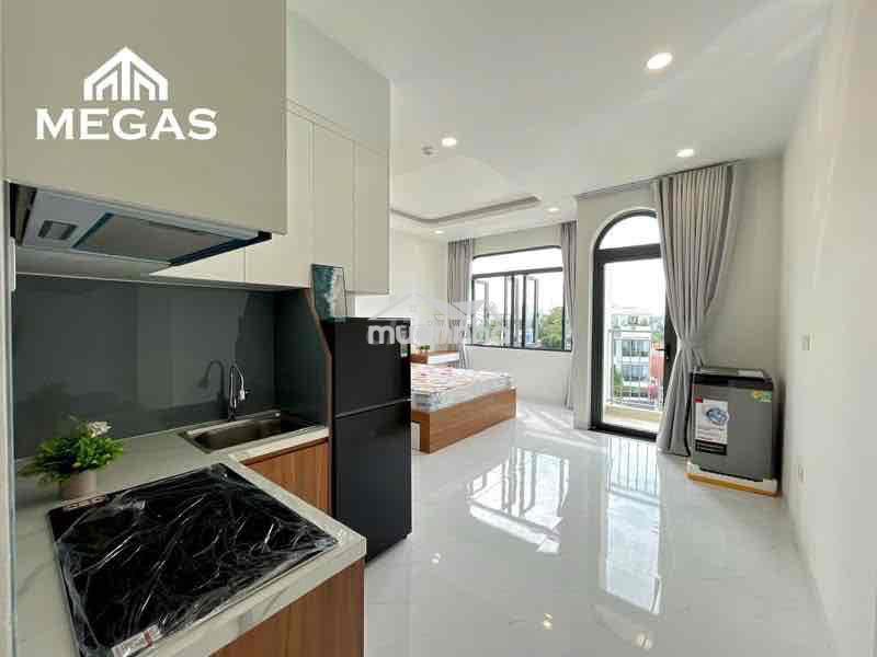 Căn hộ full nội thất ban công ngay cầu vượt cây gõ - hậu giang
