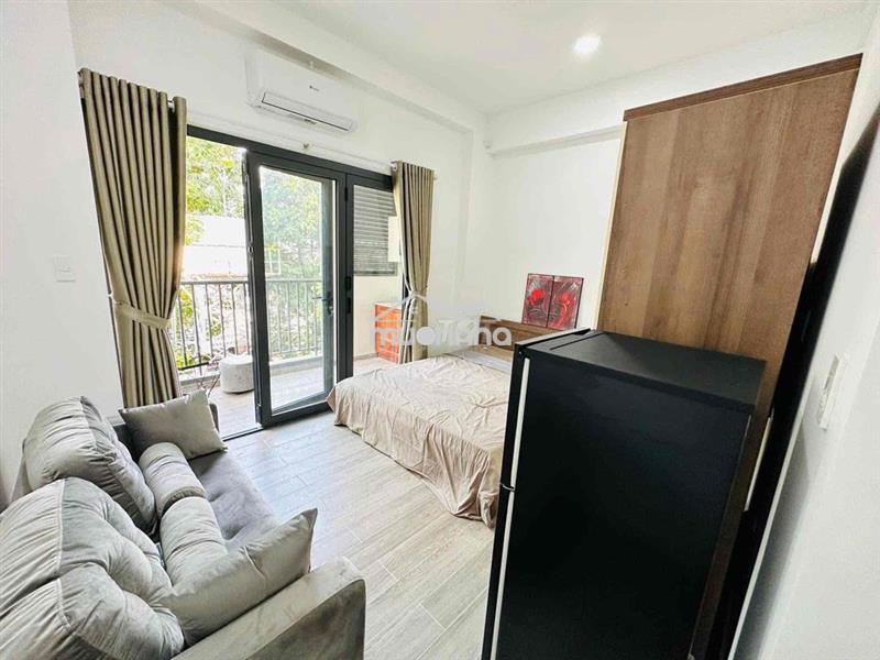 Căn hộ mini mới xinh full nội thất tách bếp 40m2 thang máy kế cầu nvcu