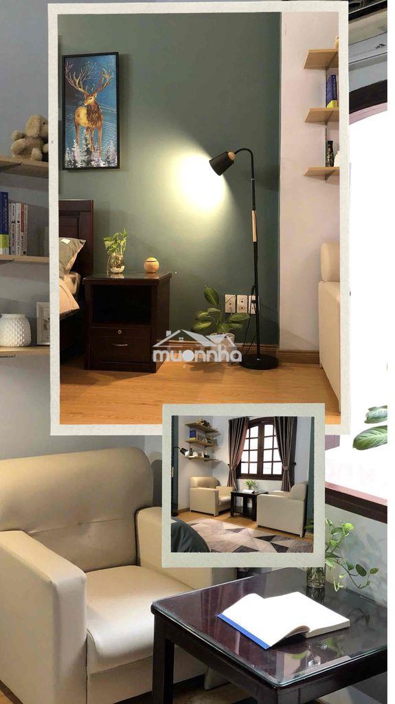 Căn hộ dịch vụ (studio quận 1 ) full nội thất.