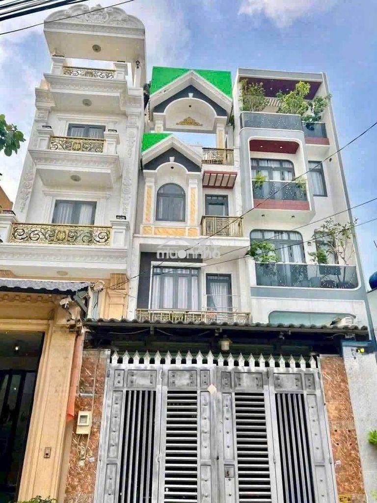 Nhà c thuê có nội thất. 4×24.đúc 4 lầ có sân để xe hơi. liên khu 4-5