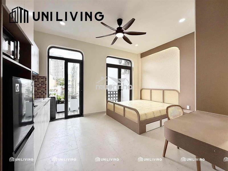 Căn hộ studio ban công 40m2 - gần chợ bà chiểu