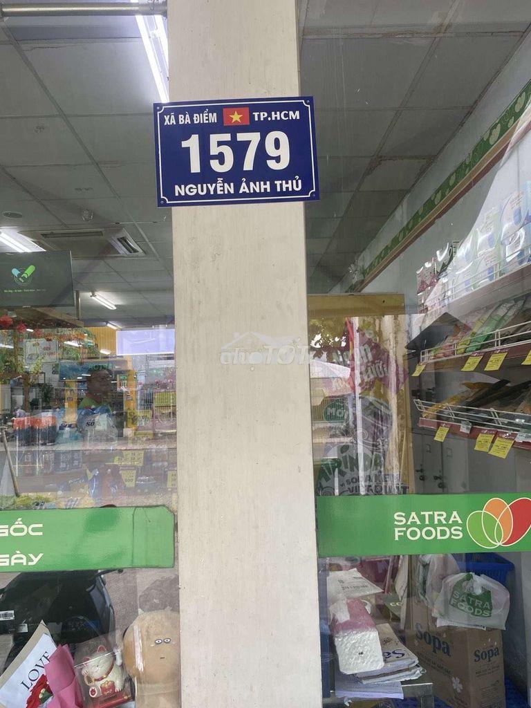 Cho thuê nhà mặt tiền nguyễn ảnh thủ xã bà điểm hóc môn