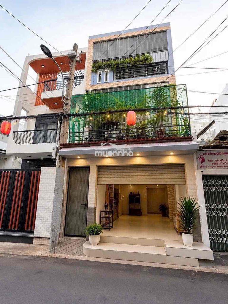Bán hoặc cho thuê nhà 3 tầng 5x20 hẻm oto 7m thông tứ phía