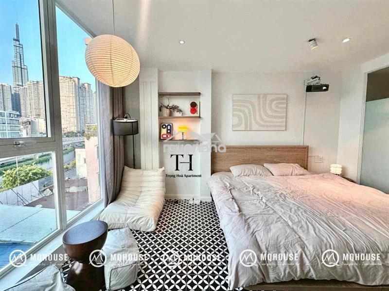 Cho thuê căn hộ quận 3 45m2 tách bếp view thoáng ngay gần tân định