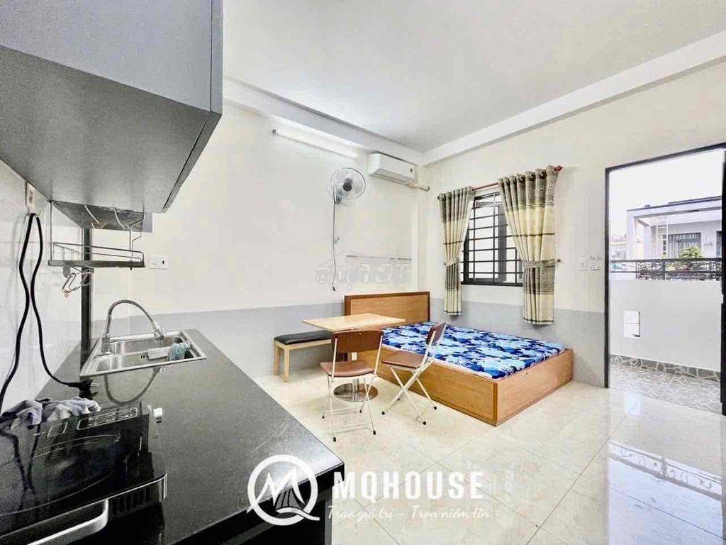 Studio ban công riêng đầy đù nội thất 30m2 ngay đường nguyễn sớn mới 1 - Ảnh 2