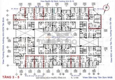 Cho thuê căn hộ ruby garden, 90m2 đầy đủ nội thất. giá 10tr500 - Ảnh 3