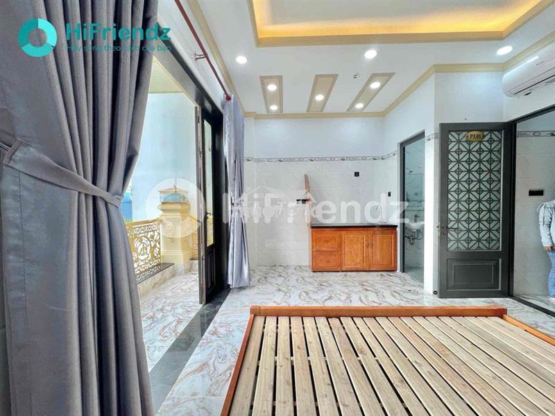 Studio ban công full nội thất - mới xây ngay gần chợ tân hương