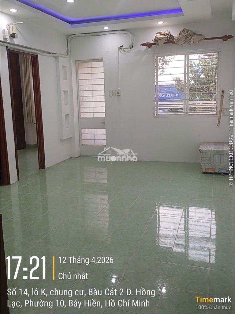 Chung cư bàu cát ii, 2,59 tỷ, 55 m2, thang bộ lầu thấp. - Ảnh 2