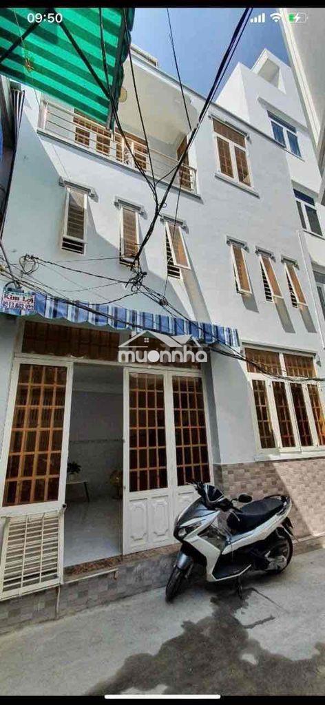Nguyên căn 1trệt 2lầu hẻm nguyễn văn đậu, 2pn 2wc